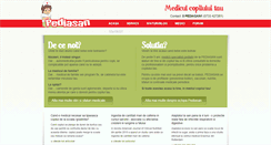 Desktop Screenshot of pediasan.ro